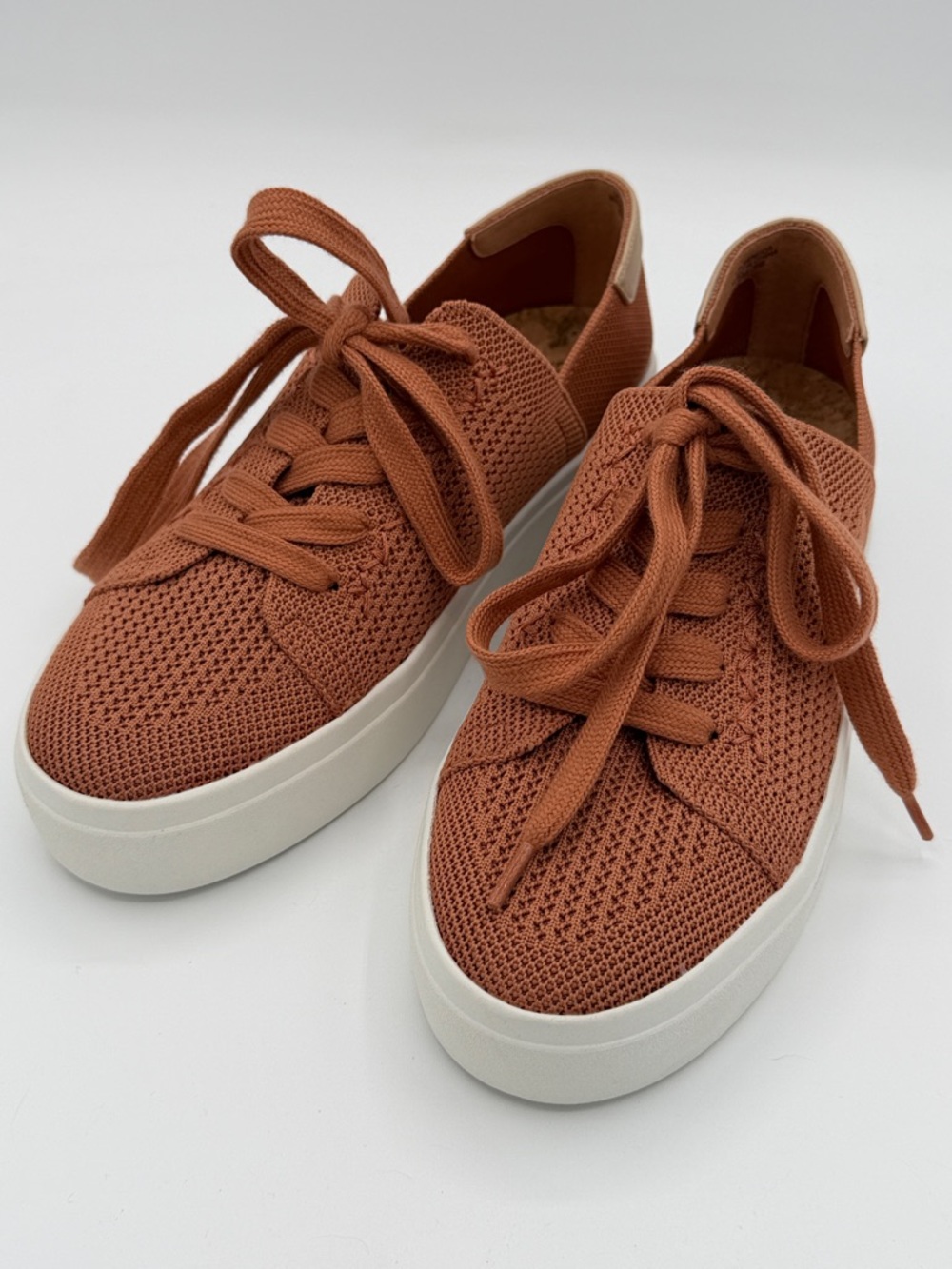 Lucky Brand Tenuda Knit Sneakers, rust